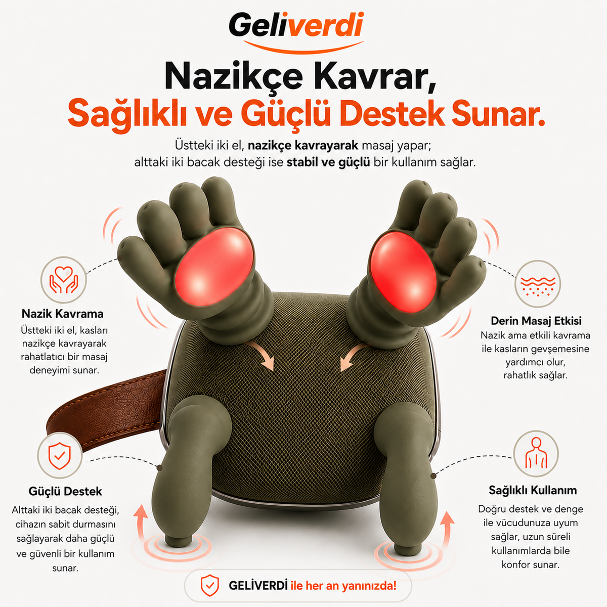 BioMassage™ Şarjlı Masaj Aleti