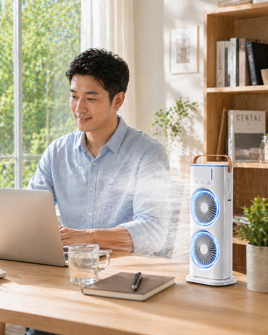 ColdMist™ 3 Kademeli Buharlı Çift Fanlı Hava Soğutucu