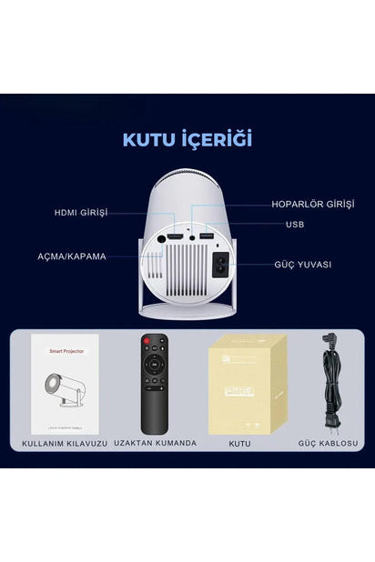 Geliverdi Vision Mini Projeksiyon Cihazı