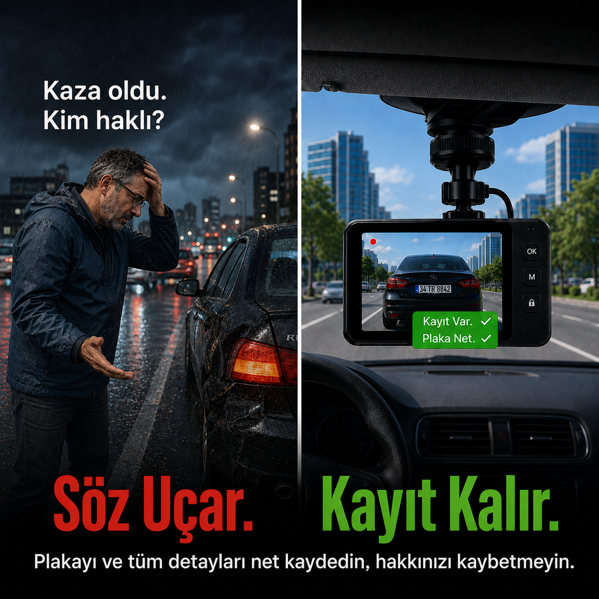 Victus PRO 3 Kameralı 1080 P Ful HD Araç İçi Kamera