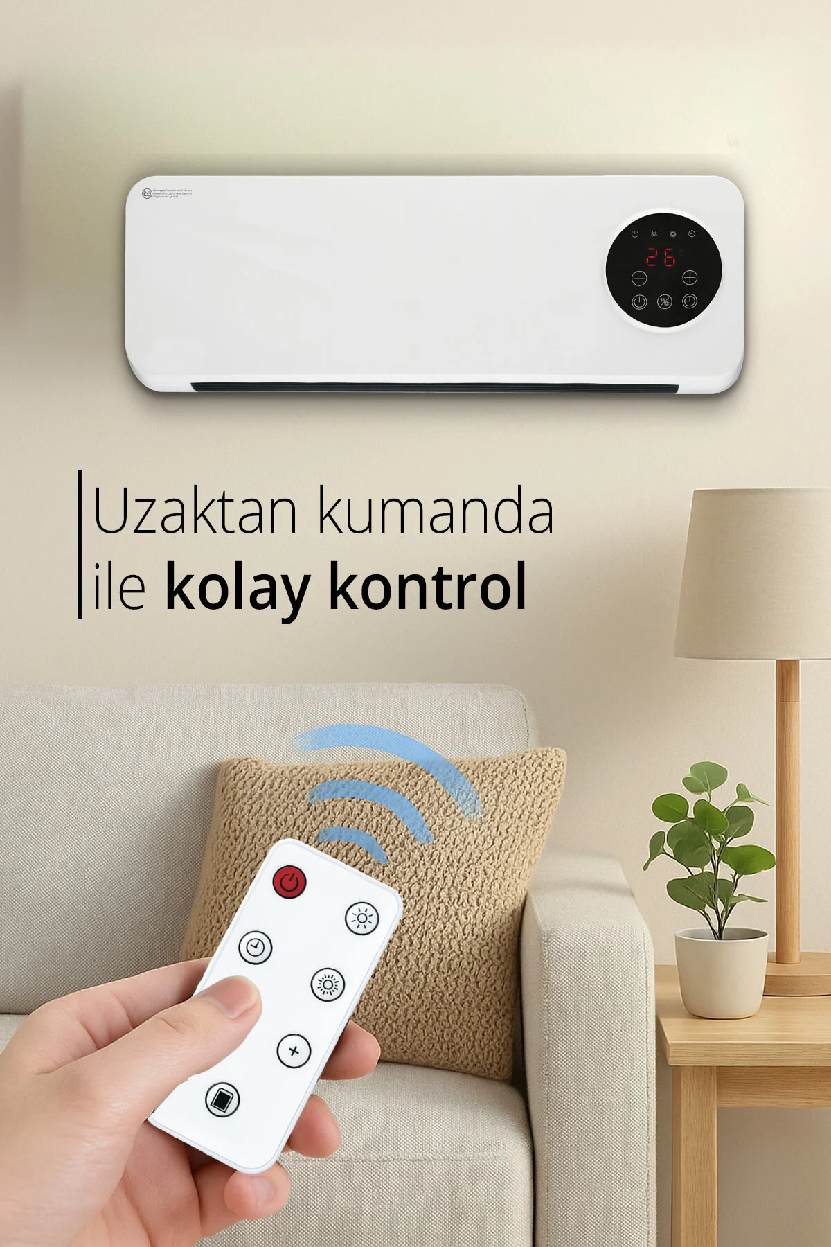 Geliverdi Duvar Tipi Fanlı Isıtıcı