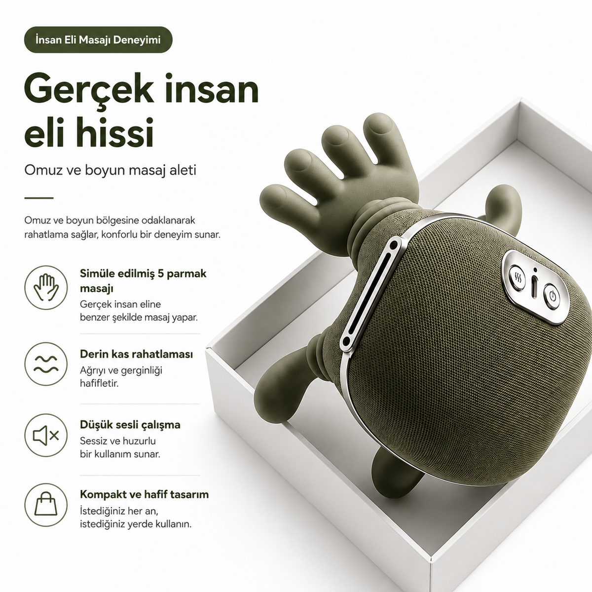 BioMassage™ Şarjlı Masaj Aleti