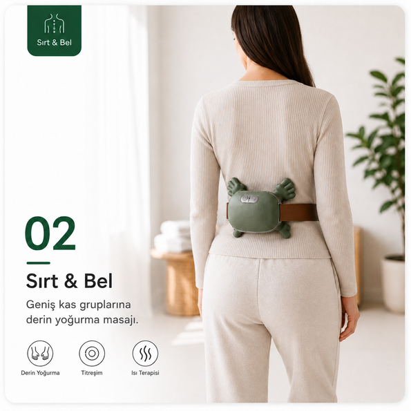 Geliverdi™ 10 Parmaklı Masaj Aleti | Boyun, Omuz, Bel ve Bacak Masajı