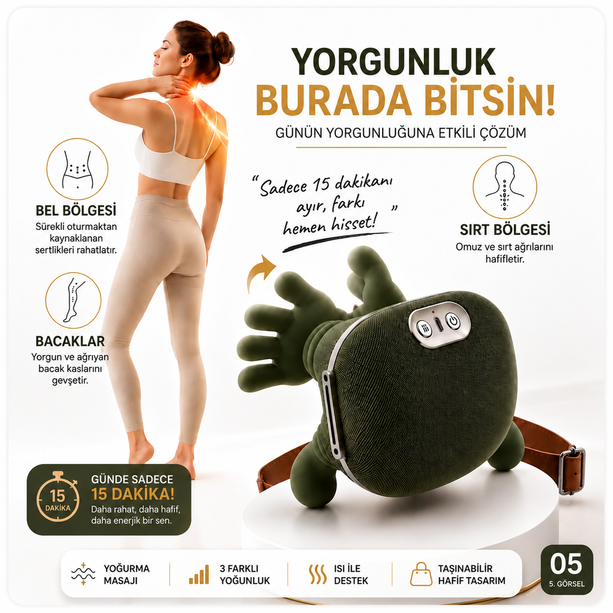 BioMassage™ Şarjlı Masaj Aleti